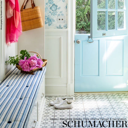 SCHUMACHER  MILES REDD CAPRI PATTERN WOVENS PATTERN WOVENS NAVY/WHITE   - 69443