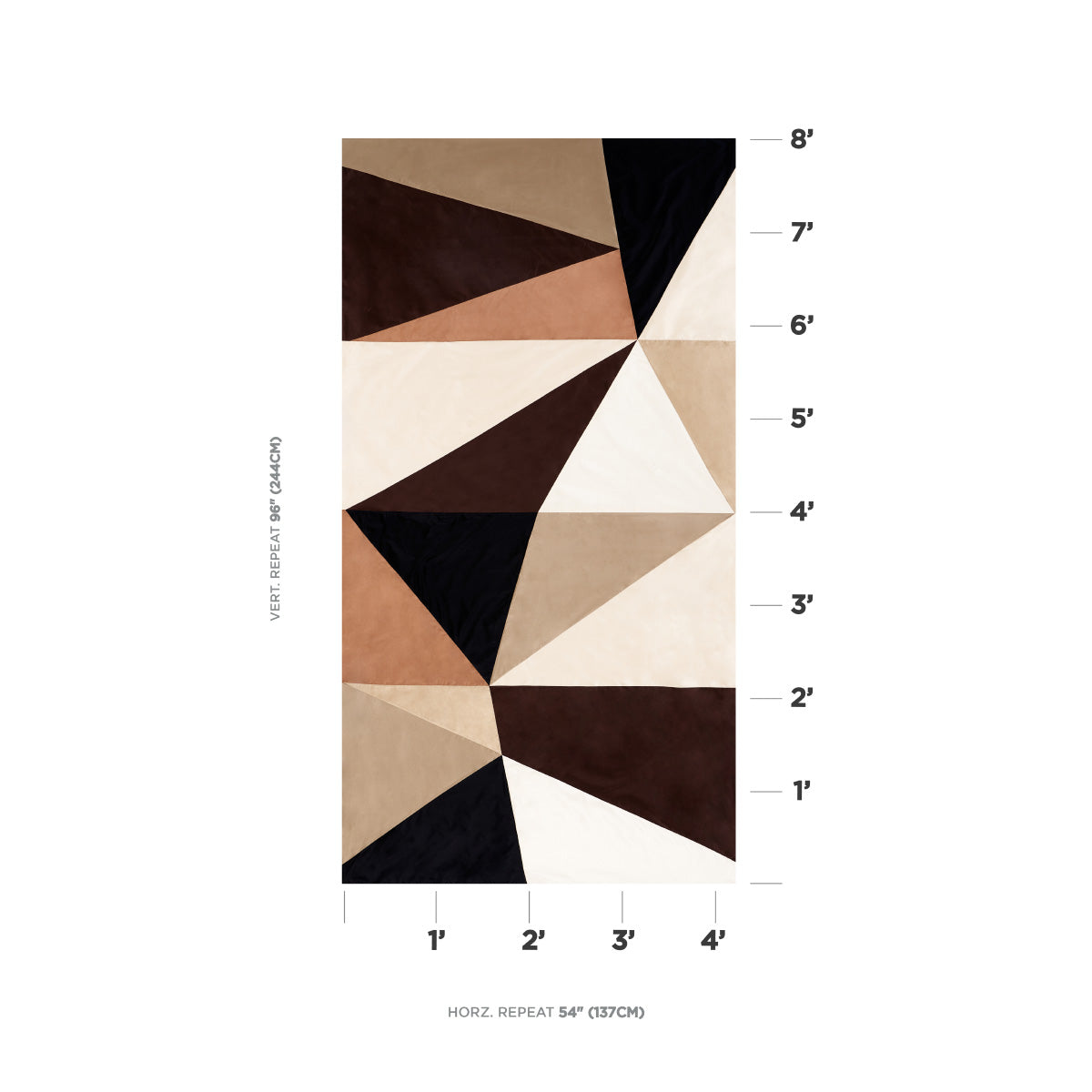 SCHUMACHER  MILES REDD CUBIST SILK PANEL PATTERN WOVENS PATTERN WOVENS JAVA   - 69453