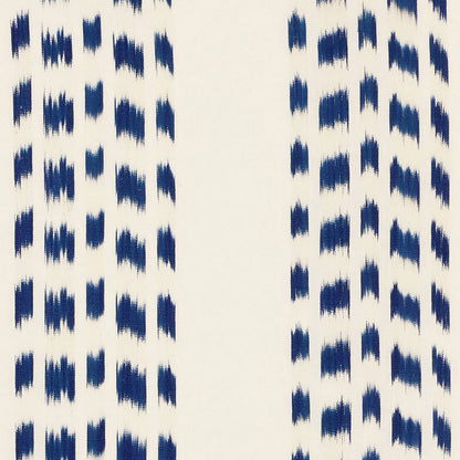 SCHUMACHER  IKAT COLLECTION IZMIR IKAT STRIPE PRINTS PRINTS INDIGO   - 69471