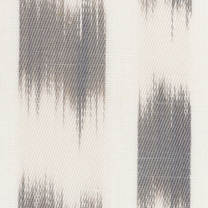 SCHUMACHER  IKAT COLLECTION IZMIR IKAT STRIPE PATTERN WOVENS PATTERN WOVENS GREY   - 69473