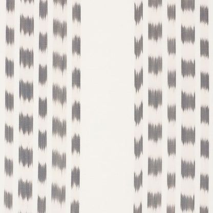 SCHUMACHER  IKAT COLLECTION IZMIR IKAT STRIPE PATTERN WOVENS PATTERN WOVENS GREY   - 69473