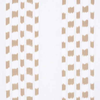 SCHUMACHER  BOHEMIA IZMIR IKAT STRIPE PATTERN WOVENS PATTERN WOVENS SAND   - 69474