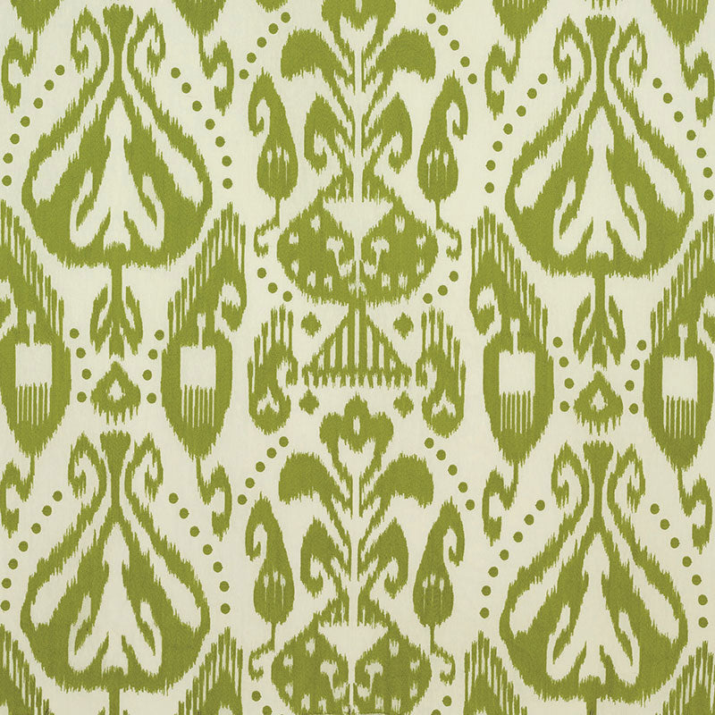 SCHUMACHER  IKAT COLLECTION KIVA EMBROIDERED IKAT EMBROIDERIES EMBROIDERIES GRASS   - 69483