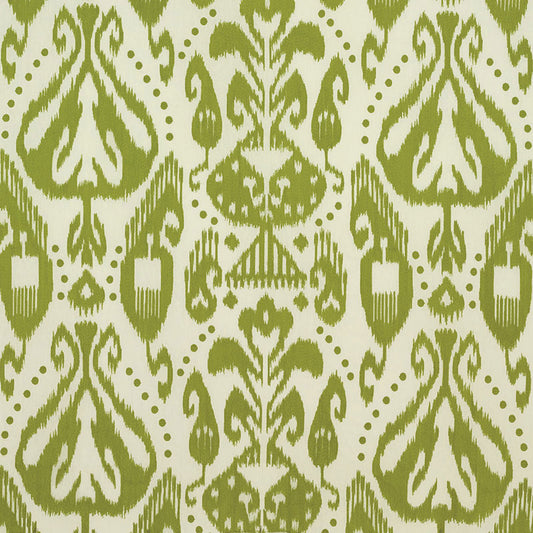 SCHUMACHER  IKAT COLLECTION KIVA EMBROIDERED IKAT EMBROIDERIES EMBROIDERIES GRASS   - 69483