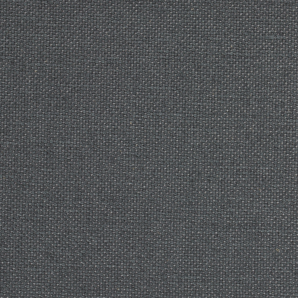 Charcoal gray heather fabric close-up with tight weave, versatile for upholstery or apparel.