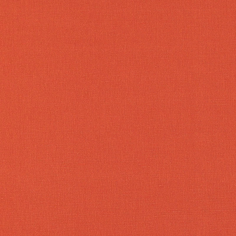 Solid Mandarin orange plain-weave fabric.