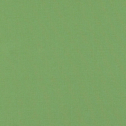 Grass green printed fabric with visible woven texture.
