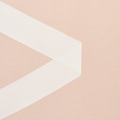 SCHUMACHER  PERFECT BASICS: SILK & TAFFETA LEGERE LINEN SILK APPLIQU?? SILKS & SATIN SILKS & SATIN IVORY ON BLUSH   - 69693