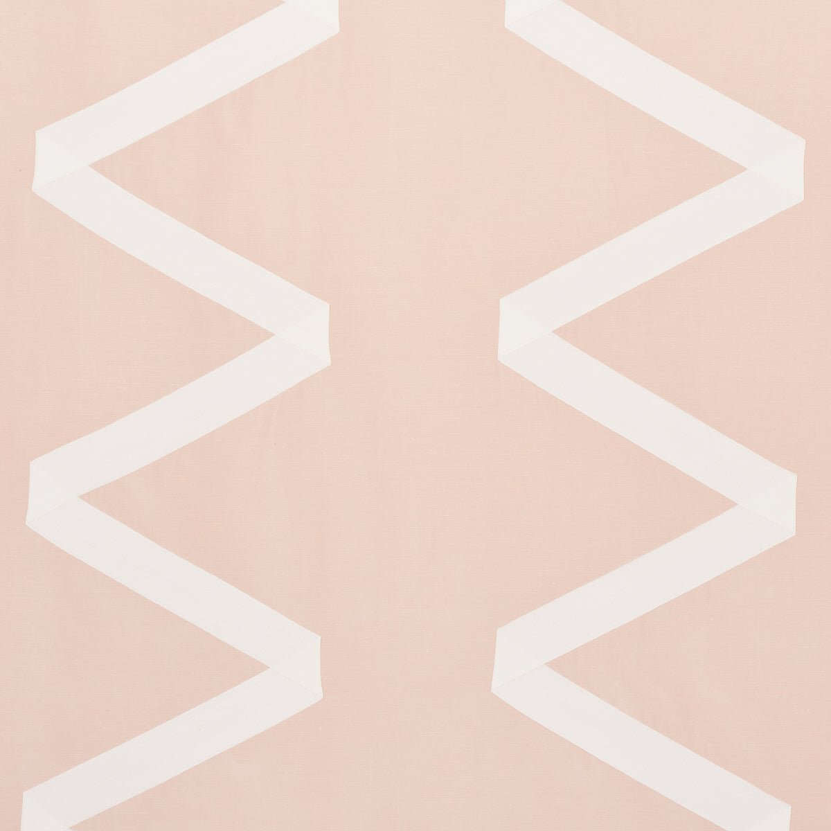 SCHUMACHER  PERFECT BASICS: SILK & TAFFETA LEGERE LINEN SILK APPLIQU?? SILKS & SATIN SILKS & SATIN IVORY ON BLUSH   - 69693