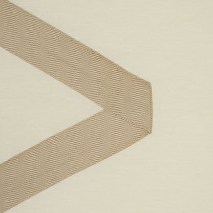 SCHUMACHER  PERFECT BASICS: SILK & TAFFETA LEGERE LINEN SILK APPLIQU?? SILKS & SATIN SILKS & SATIN DOVE ON IVORY   - 69694