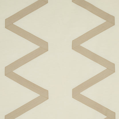 SCHUMACHER  PERFECT BASICS: SILK & TAFFETA LEGERE LINEN SILK APPLIQU?? SILKS & SATIN SILKS & SATIN DOVE ON IVORY   - 69694