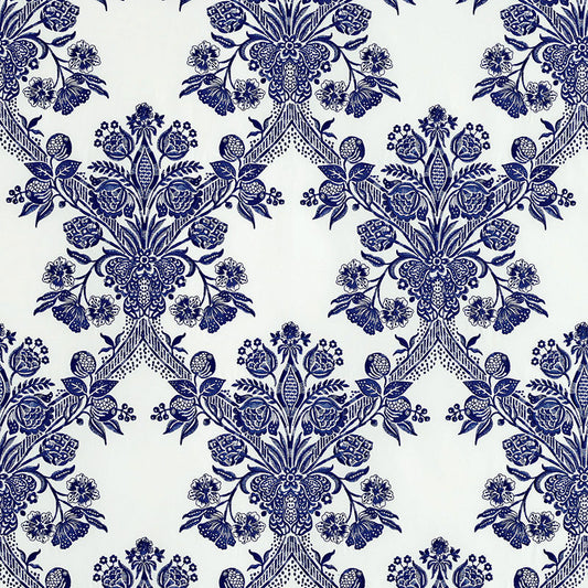 SCHUMACHER  COUTURE COLLECTION CAROLINA EMBROIDERIES EMBROIDERIES ULTRAMARINE   - 69710