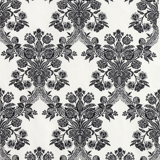 SCHUMACHER  COUTURE COLLECTION CAROLINA EMBROIDERIES EMBROIDERIES EBONY   - 69711