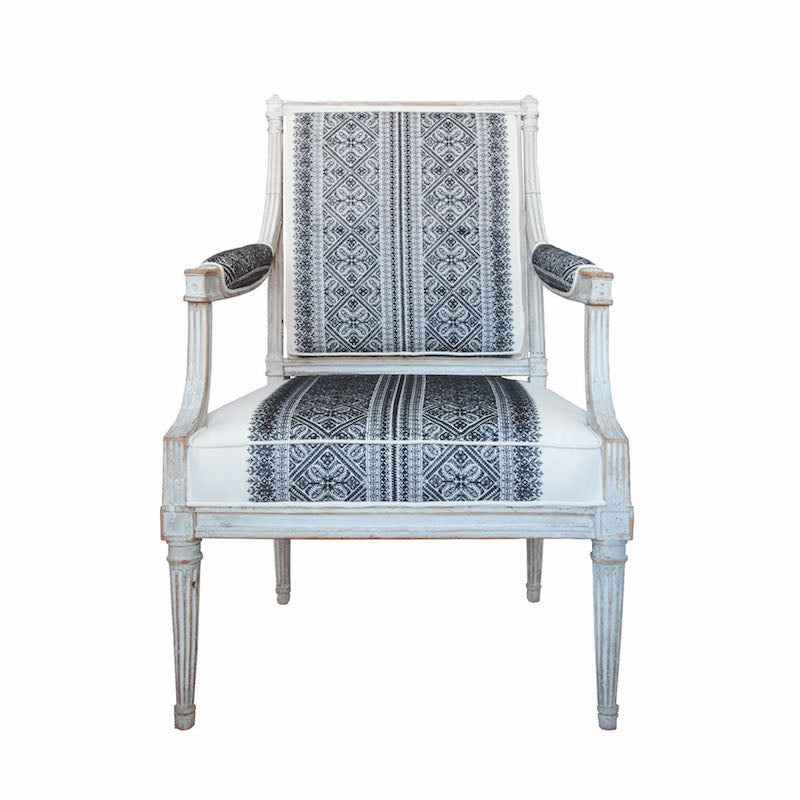 SCHUMACHER  COUTURE TOLEDO EMBROIDERY EMBROIDERIES EMBROIDERIES NOIR   - 69730