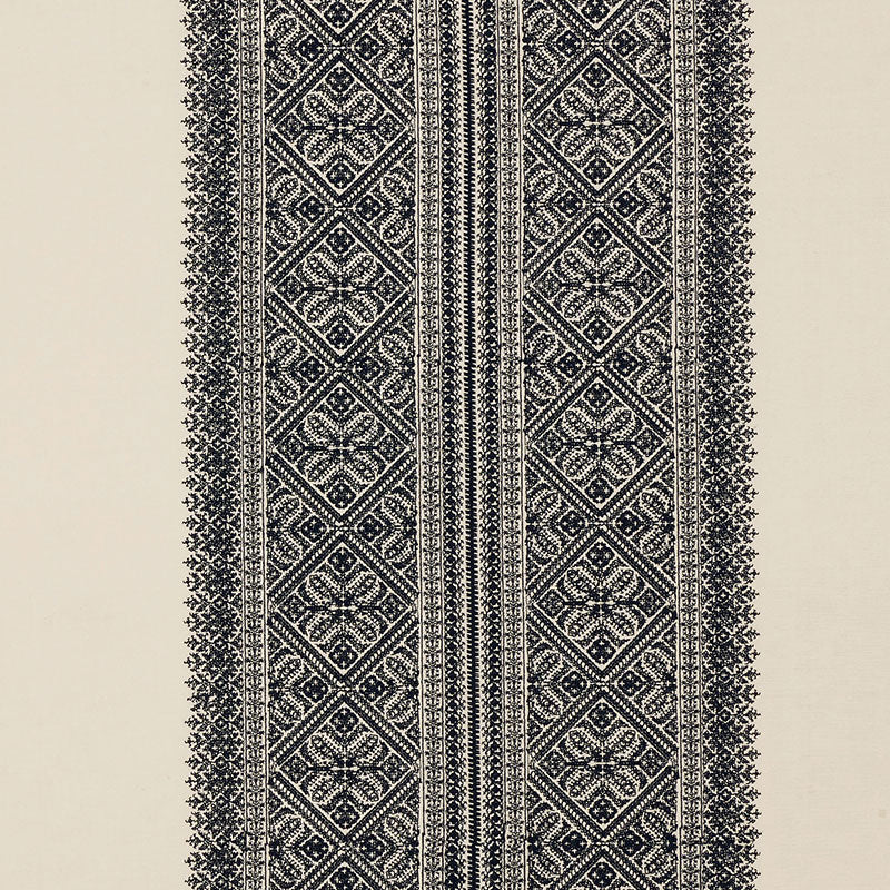 SCHUMACHER  COUTURE TOLEDO EMBROIDERY EMBROIDERIES EMBROIDERIES NOIR   - 69730