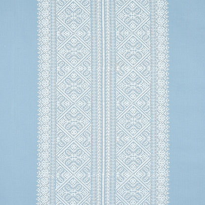 SCHUMACHER  RHAPSODY IN BLUE TOLEDO EMBROIDERY EMBROIDERIES EMBROIDERIES CHAMBRAY   - 69733