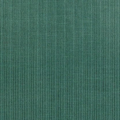 Green ribbed fabric texture with fine vertical stripes; textile swatch for apparel or upholstery.