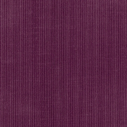 Purple corduroy fabric close-up with vertical ridges; textured textile for jackets or upholstery.