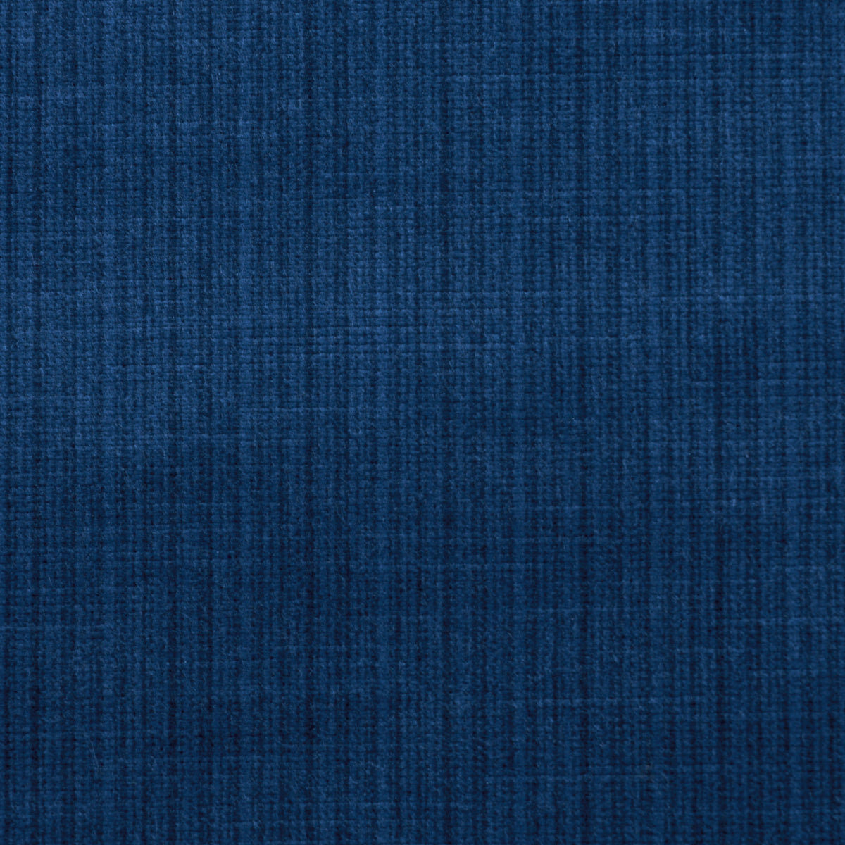 Deep navy blue textured woven fabric swatch with subtle vertical rib pattern, ideal for upholstery or apparel.