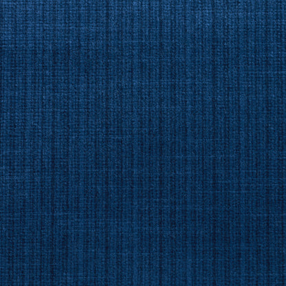 Dark blue ribbed fabric close-up with subtle weave texture, suitable for clothing or upholstery.