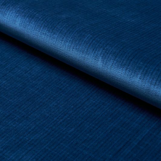 SCHUMACHER  PERENNIAL FAVORITES ANTIQUE STRIE VELVET WOVEN WOVEN ROYAL   - 69777