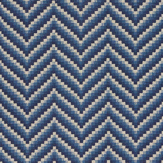 SCHUMACHER  ESSENTIALS: SMALL SCALE UPHOLSTERY FABRICS WILDER PATTERN WOVENS PATTERN WOVENS BALTIC   - 69801
