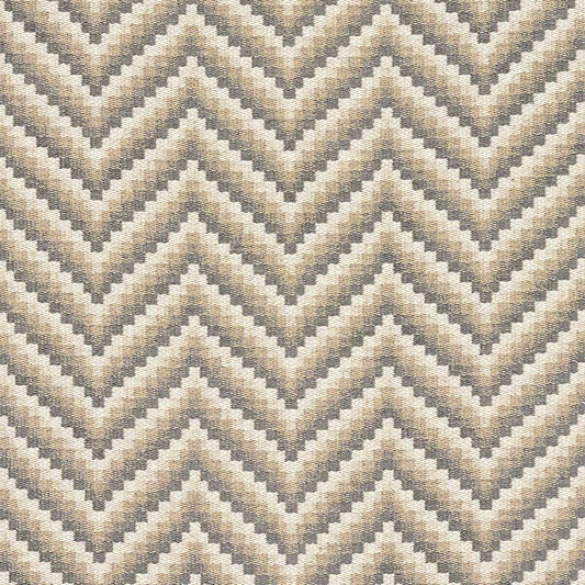 SCHUMACHER  ESSENTIALS: SMALL SCALE UPHOLSTERY FABRICS WILDER PATTERN WOVENS PATTERN WOVENS STONE   - 69802