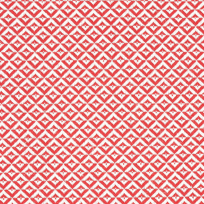 SCHUMACHER  ESSENTIALS: SMALL SCALE UPHOLSTERY FABRICS JAMISON PRINTS PRINTS POPPY   - 69843