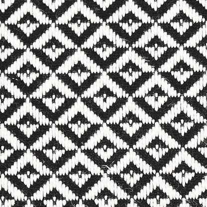 SCHUMACHER  ESSENTIALS: SMALL SCALE UPHOLSTERY FABRICS JAMISON PATTERN WOVENS PATTERN WOVENS BLACK   - 69845