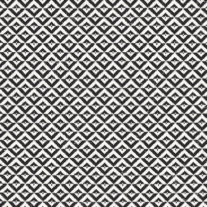 SCHUMACHER  ESSENTIALS: SMALL SCALE UPHOLSTERY FABRICS JAMISON PATTERN WOVENS PATTERN WOVENS BLACK   - 69845