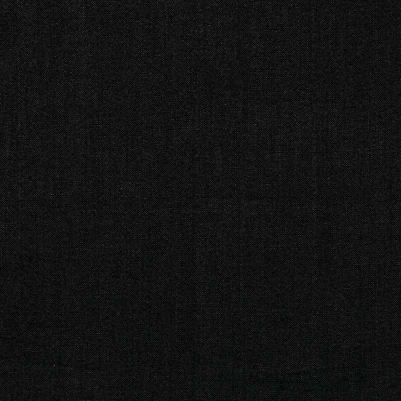 Charcoal black woven fabric texture with tight weave; versatile upholstery or clothing material.