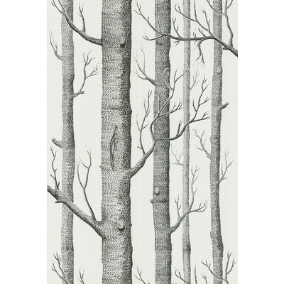 Cole & Son - Woods Onyx/White (69/12147-CS) Wallpaper