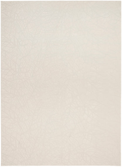 Cream beige rug texture with subtle crackle pattern and smooth finish.