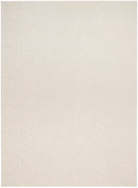 Cream beige rug texture with subtle crackle pattern and smooth finish.