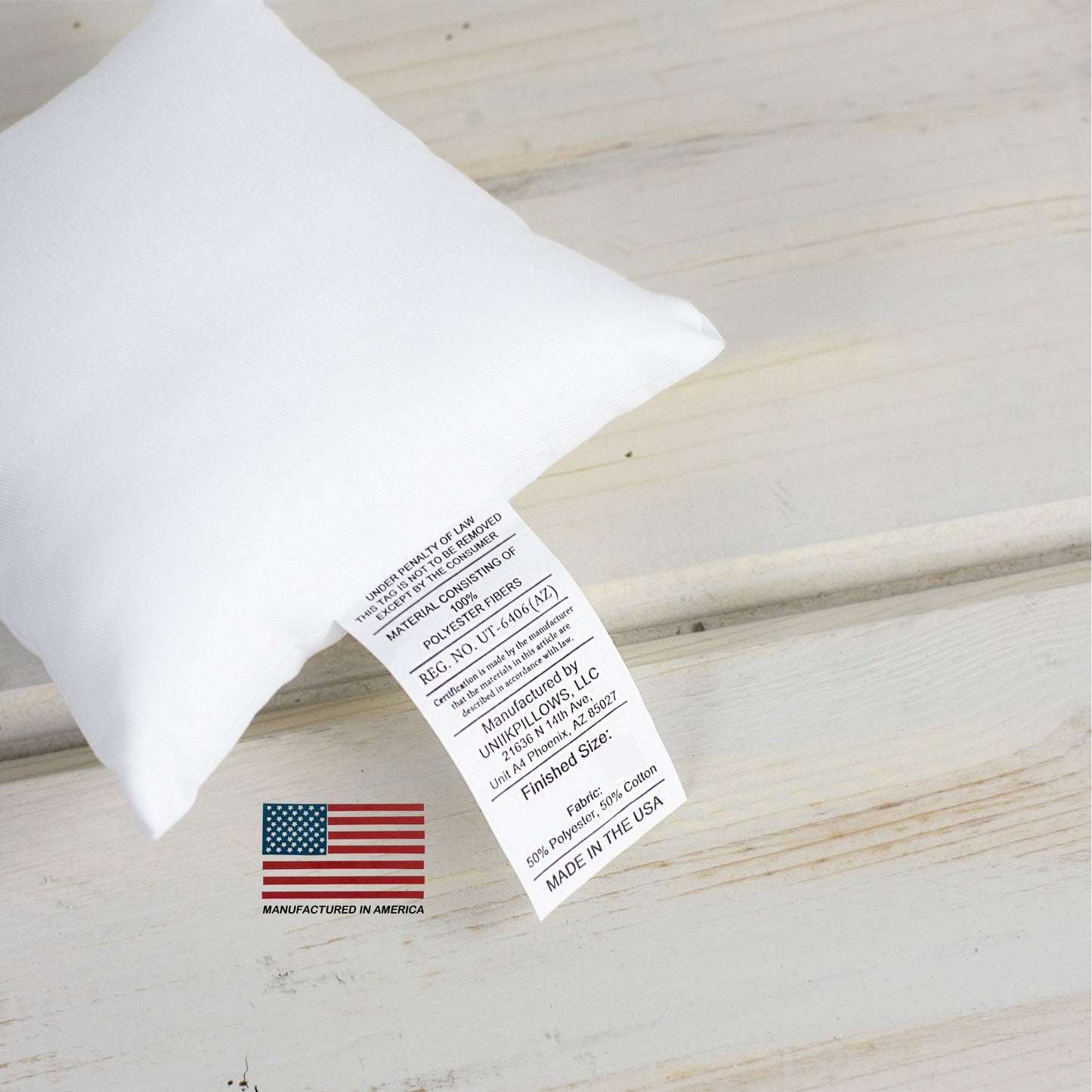 18x18 | Indoor Outdoor Hypoallergenic Polyester Pillow Insert |