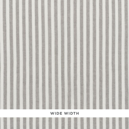 SCHUMACHER  ESSENTIALS: SHEERS & CASEMENTS REGATTA LINEN STRIPE SHEER SHEERS & CASEMENTS SHEERS & CASEMENTS STONE   - 70035