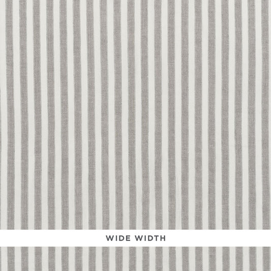 SCHUMACHER  ESSENTIALS: SHEERS & CASEMENTS REGATTA LINEN STRIPE SHEER SHEERS & CASEMENTS SHEERS & CASEMENTS STONE   - 70035