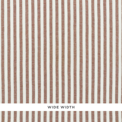 SCHUMACHER  ESSENTIALS: SHEERS & CASEMENTS REGATTA LINEN STRIPE SHEER SHEERS & CASEMENTS SHEERS & CASEMENTS SIENNA   - 70037