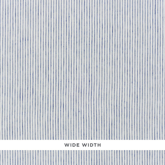 SCHUMACHER  ESSENTIALS: SHEERS & CASEMENTS TORI STRIPE SHEER SHEERS & CASEMENTS SHEERS & CASEMENTS NAVY   - 70067