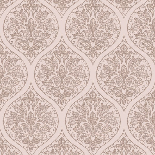 Galerie Wallcoverings Emporium Emporium Ogee Galerie Wallcoverings  Pink   - 7007