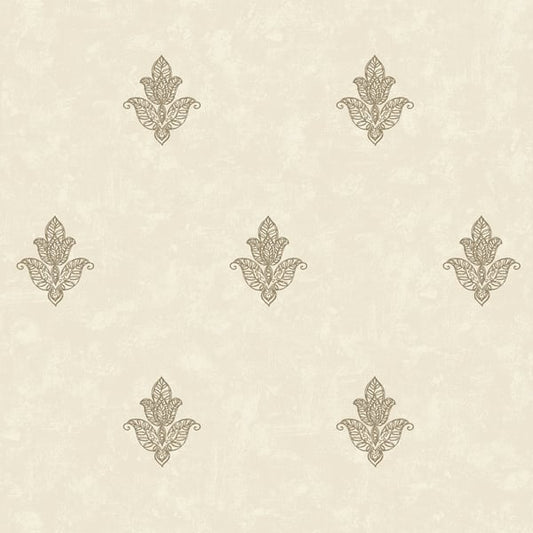 Galerie Wallcoverings Emporium Mehndi Motif Galerie Wallcoverings  Beige   - 7013
