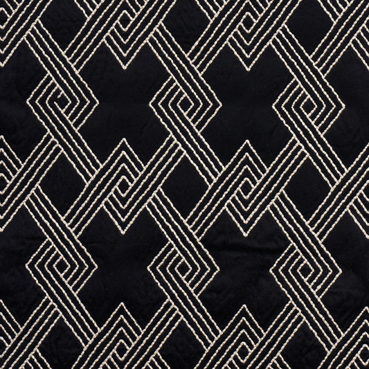 SCHUMACHER  CLIQUE HIX EMBROIDERIES,MATELASSELASSE EBONY   - 70145