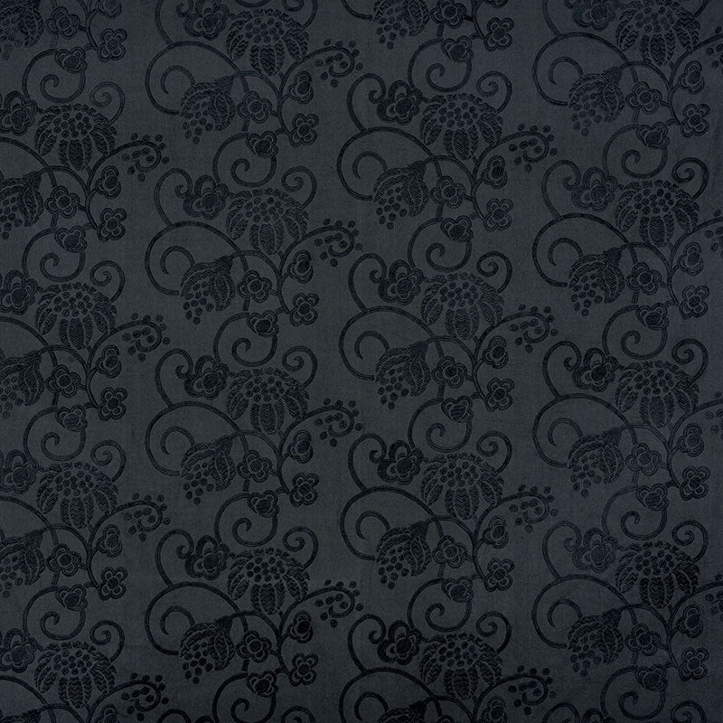 SCHUMACHER  CONTEMPORARY EMBROIDERIES CALLIOPE EMBROIDERY EMBROIDERIES EMBROIDERIES BLACK   - 70181