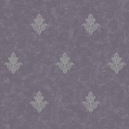 Galerie Wallcoverings Emporium Mehndi Motif Galerie Wallcoverings  Purple, Lilac   - 7018