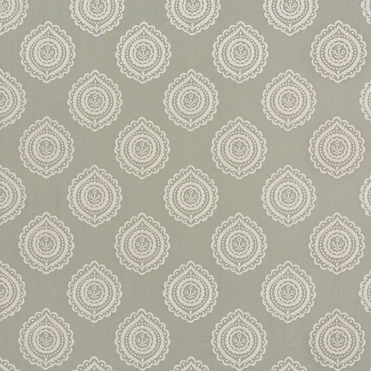 SCHUMACHER  CONTEMPORARY EMBROIDERIES OLANA LINEN EMBROIDERY EMBROIDERIES EMBROIDERIES HAZE   - 70200