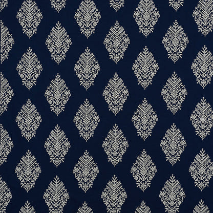 SCHUMACHER  CONTEMPORARY EMBROIDERIES 	ZINDA EMBROIDERY DRY CLEAN RECOMMENDED DRY CLEAN RECOMMENDED NAVY   - 70222