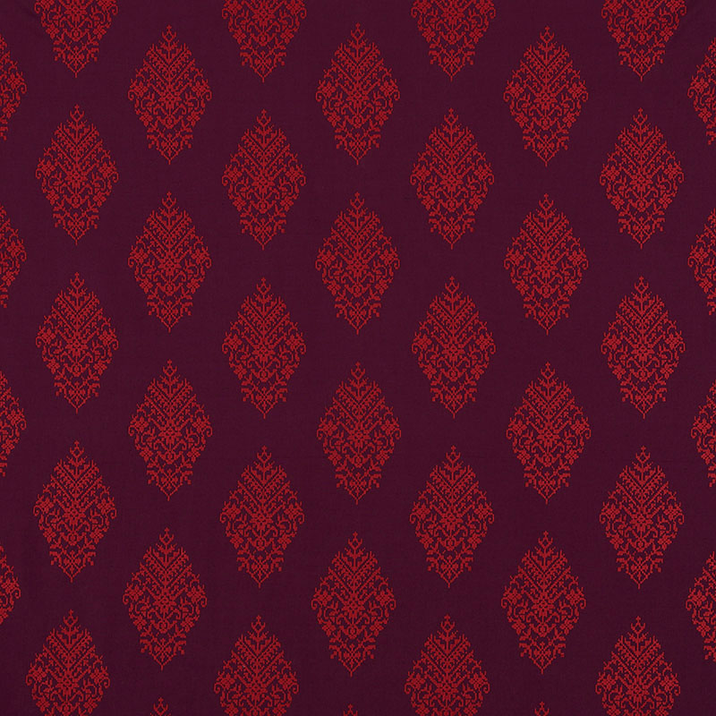 SCHUMACHER  CONTEMPORARY EMBROIDERIES 	ZINDA EMBROIDERY DRY CLEAN RECOMMENDED DRY CLEAN RECOMMENDED BERRY   - 70224