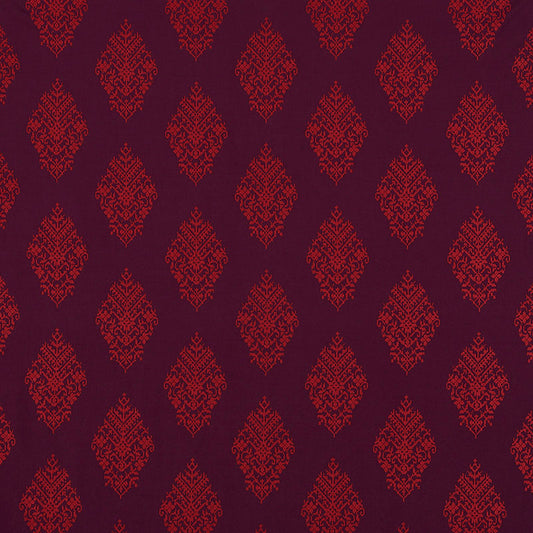 SCHUMACHER  CONTEMPORARY EMBROIDERIES 	ZINDA EMBROIDERY DRY CLEAN RECOMMENDED DRY CLEAN RECOMMENDED BERRY   - 70224