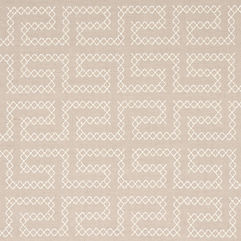 SCHUMACHER  CONTEMPORARY EMBROIDERIES A MAZE EMBROIDERY EMBROIDERIES EMBROIDERIES SAND   - 70231