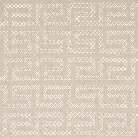 SCHUMACHER  CONTEMPORARY EMBROIDERIES A MAZE EMBROIDERY EMBROIDERIES EMBROIDERIES SAND   - 70231